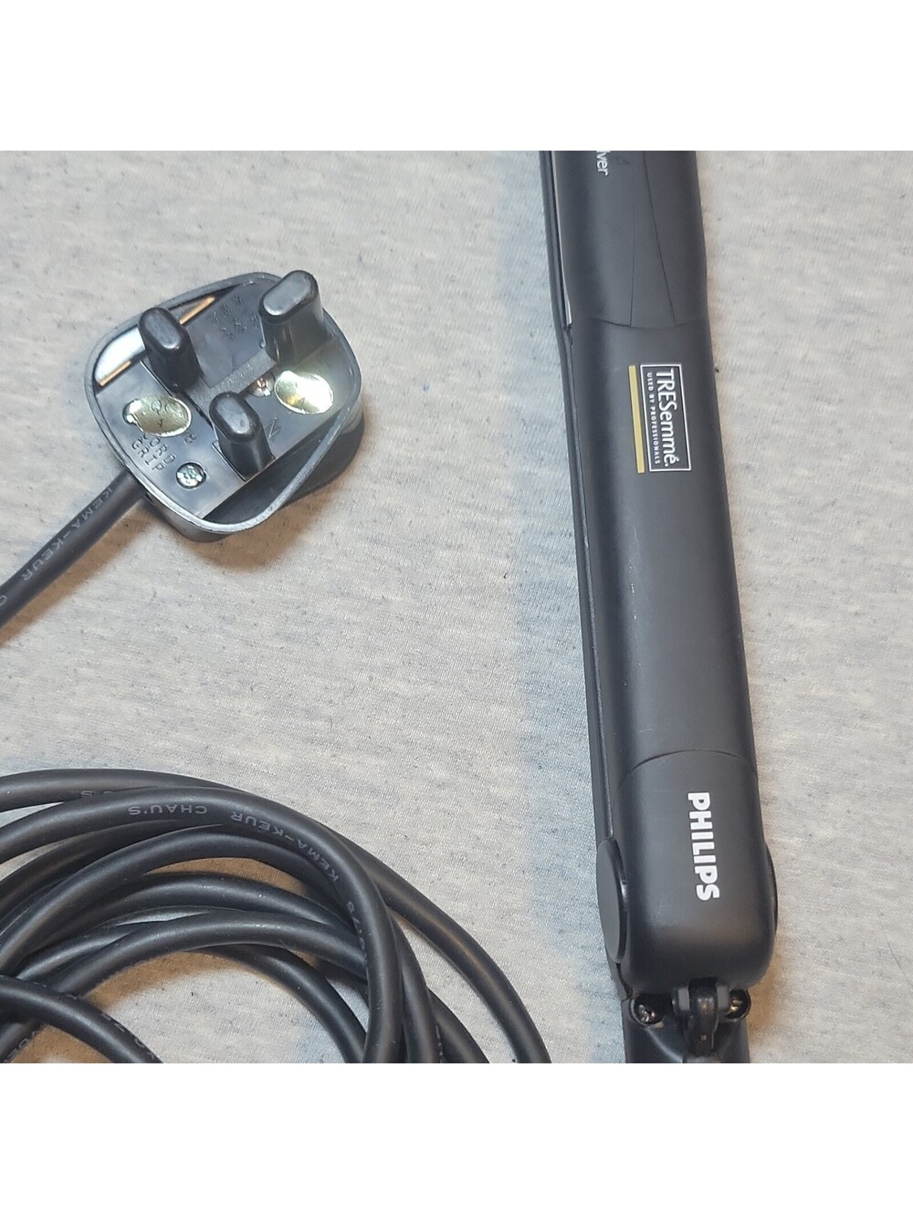 Philips TRESemmé Professional Hair Straightener Flat Iron Black UK Plug.